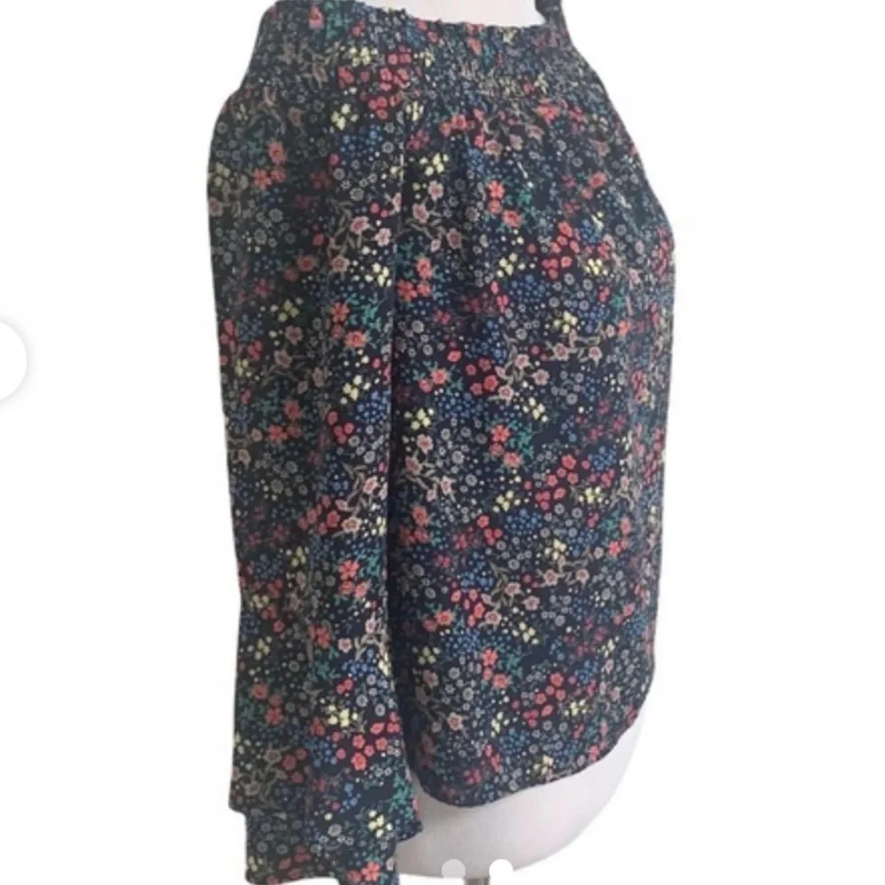 LUCKY BRAND Off The Shoulder Floral Bohemian Blouse - Picture 2 of 10